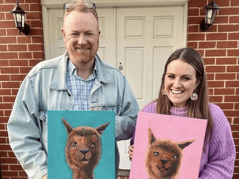 Father's Day painting class